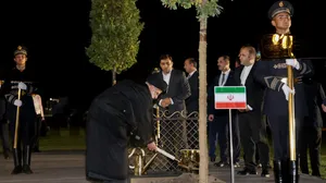 آیین غرس نهال بیست و دومین اجلاس سران کشورهای عضو سازمان شانگهای برگزار شد