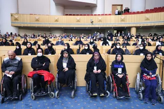 تصاویر آیین تجلیل از بانوان مدال آور ورزش ایران اسلامی