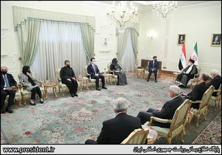 تصاویر دیدار رئیس اقلیم کردستان عراق با آیت الله رئیسی