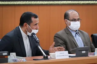 تصاویر جلسه بررسی مسائل شهرستانهای خرمشهر و آبادان