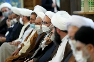 تصاویر دیدار با جمعی از علما و روحانیون