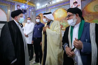 تصاویر پیام نوروزی سال ۱۴۰۱ در مسجد جامع خرمشهر