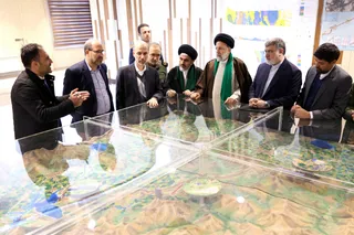 تصاویر آئین افتتاح رسمی سامانه انتقال آب به دریاچه ارومیه
