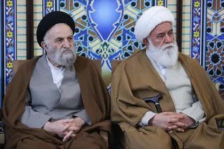 نشست با جمعی از علما و روحانیون