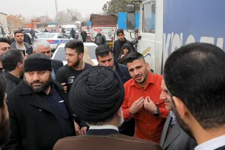 تصاویر بازدید و گفتگو با کامیون‌داران پایانه باربری بهارستان