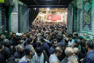مراسم گرامیداشت رئیس جمهور شهید و همراهان در مسجد ارگ