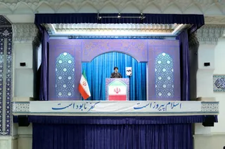 تصاویر سخنرانی در چهل و سومین سالگرد پیروزی انقلاب اسلامی