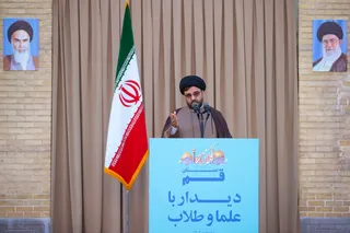 دیدار با علما و طلاب