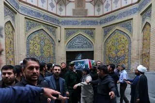 مراسم تشییع پیکر رئیس جمهور شهید و همراهان در شهر قم
