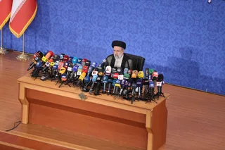 نشست خبری رئیسی با رسانه های داخلی و خارجی