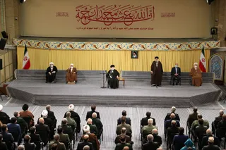 تصاویر دیدار مسئولان نظام و سفرای کشورهای اسلامی با رهبر معظم انقلاب