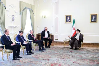 تصاویر دیدار دبیر شورای امنیت ملی روسیه با دکتر رئیسی