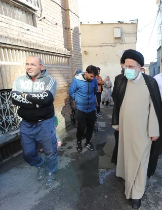 تصاویر بازدید سرزده رئیس جمهور از محله شهید هرندی تهران