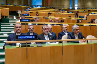 تصاویر سخنرانی رئیس جمهور در هفتاد و هشتمین نشست مجمع عمومی سازمان ملل