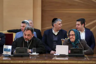 تصاویر نشست با پیروان ادیان توحیدی