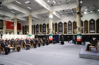 تصاویر دیدار رئیس‌جمهور و اعضای هیئت دولت با رهبر معظم انقلاب اسلامی