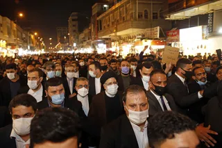 آیت الله رئیسی حرم امامین کاظمین را زیارت کرد