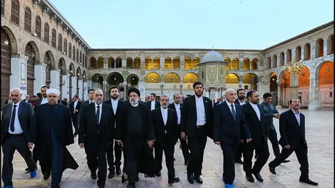 تصاویر بازدید از مسجد اموی دمشق