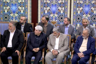 نشست رمضانی با جمعی از خیرین