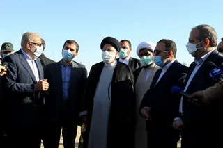 تصاویر آغاز عملیات اجرایی فاز دوم ذخیره‌سازی گاز شوریجه در سرخس