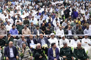 تصاویر مراسم آغاز تولید گاز از فاز 11 میدان مشترک پارس جنوبی