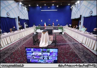 تصاویر جلسه ستاد ملی مقابله با کرونا