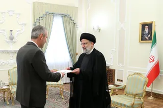 تسلیم استوارنامه سفرای کشورهای تایلند، عربستان، تونس، اسلوونی و برزیل