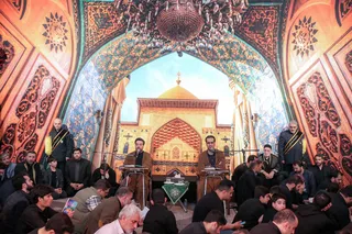 تصاویر سخنرانی رئیس جمهور در مراسم احیای شب نوزدهم رمضان ، امامزاده صالح (ع)