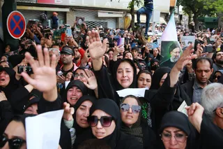 مراسم تشییع پیکر رئیس جمهور شهید و همراهان در مشهد