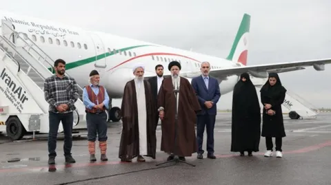 ورود رئیس جمهور به استان مازندران