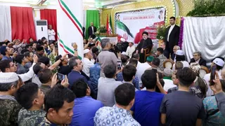 تصاویر حضور و سخنرانی در مرکز فرهنگی اسلامی جاکارتا