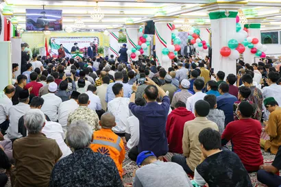 تصاویر حضور و سخنرانی در مرکز فرهنگی اسلامی جاکارتا
