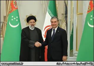 تصاویر دیدار رئیس جمهور ترکمنستان با دکتر رئیسی