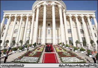 تصاویر استقبال رسمی امامعلی رحمان از آیت الله رئیسی