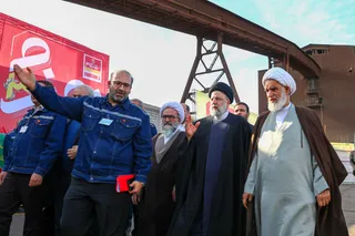 گزارش تصویری از افتتاح کارخانه فولاد زمزم 3
