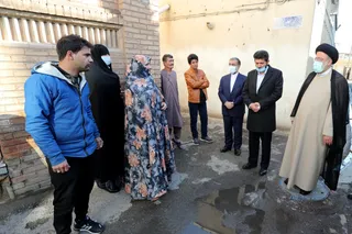 تصاویر بازدید سرزده رئیس جمهور از محله شهید هرندی تهران