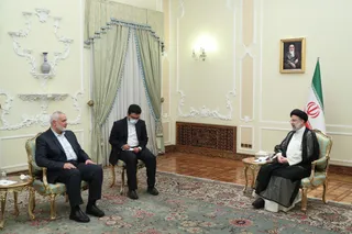 تصاویر دیدار رئیس سازمان حشد الشعبی با آیت الله رئیسی