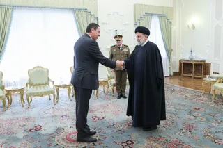 تصاویر دیدار وزیر دفاع سوریه با آیت‌الله رئیسی