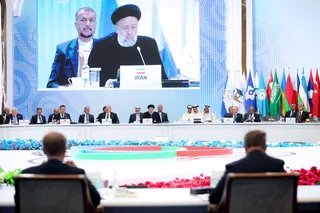 تصاویر سخنرانی آیت‌الله رئیسی در ششمین اجلاس سران سیکا