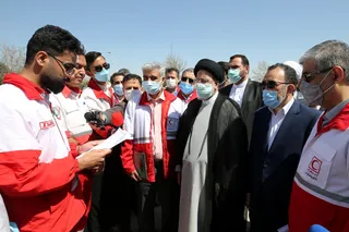 تصاویر بازدید از پایگاه پشتیبانی هلال احمر استان خراسان رضوی