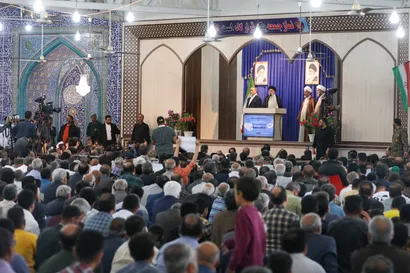 حضور در اجتماع باشکوه مردم دامغان