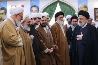 نشست با جمعی از علما و روحانیون