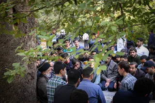 تصاویر حضور در جمع دانش آموزان شرکت کننده در اردوی «راهیان پیشرفت»