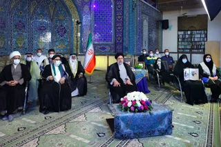 تصاویر پیام نوروزی سال ۱۴۰۱ در مسجد جامع خرمشهر