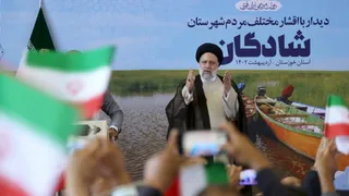 تصاویر سخنرانی در اجتماع پرشور مردم شادگان