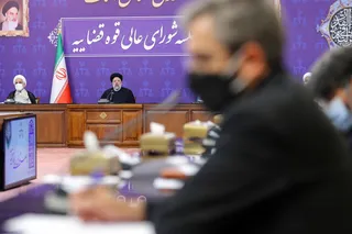 حضور حجت‌الاسلام والمسلمین رئیسی در شورای عالی قضائی