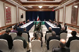 تصاویر نشست با مدیران ارشد رسانه های آمریکایی