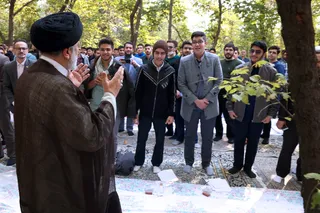 تصاویر حضور در جمع دانش آموزان شرکت کننده در اردوی «راهیان پیشرفت»