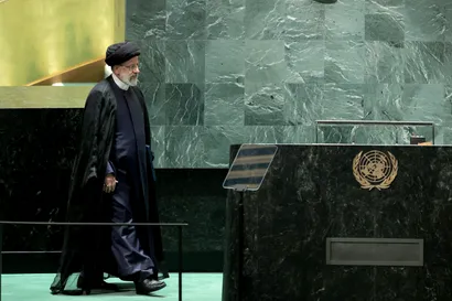 تصاویر سخنرانی رئیس جمهور در هفتاد و هشتمین نشست مجمع عمومی سازمان ملل