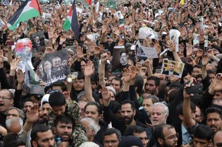 مراسم تشییع پیکر رئیس جمهور شهید و همراهان در مشهد